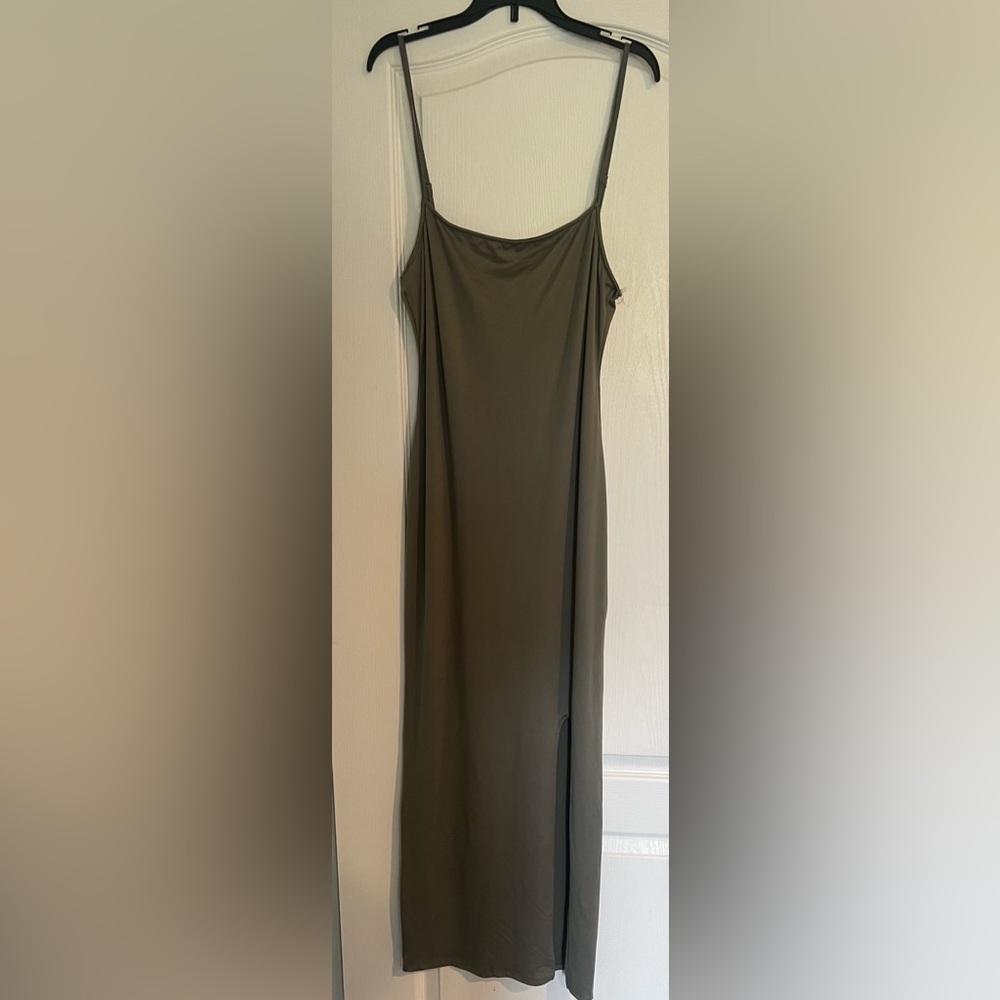 Olive Green Maxi Dress